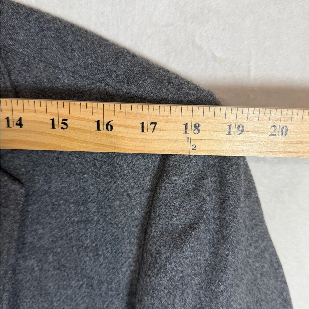J. Crew 42R Classic Wool Blend Charcoal Gray Blazer Staple Business Coat